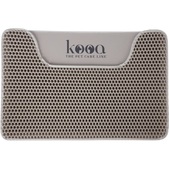 Kooa dubbellaagse kattenbakmat Marshmallow