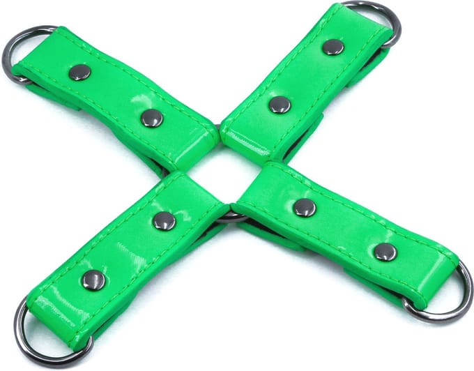 Bondageset Electra Hog Tie Groen