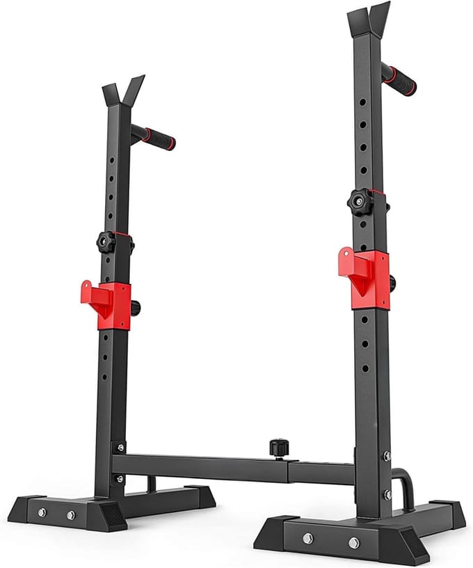 DnA® Squat Rack - Squat Wedge - Power Rack - Zwart - 128cm x 58cm x 140cm