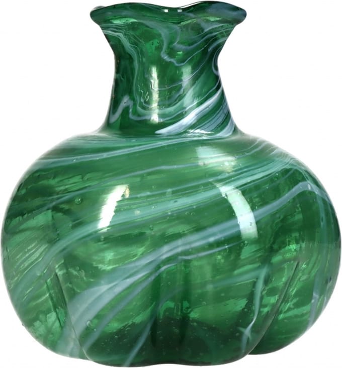 HD Collection Vaas Waves - Glas - - 15 x 15 x 15 cm (BxHxD)