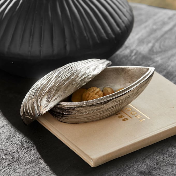 LOBERON Decoratief object Swansea antiekzilverkleurig
