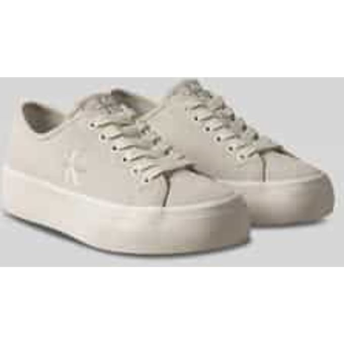 Sneakers met logodetails