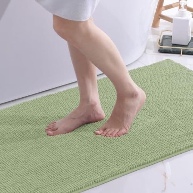 Chenille Badmat - Zacht, Antislip en Absorberend