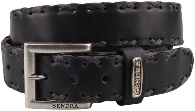Sendra leren riem 7336 zwart