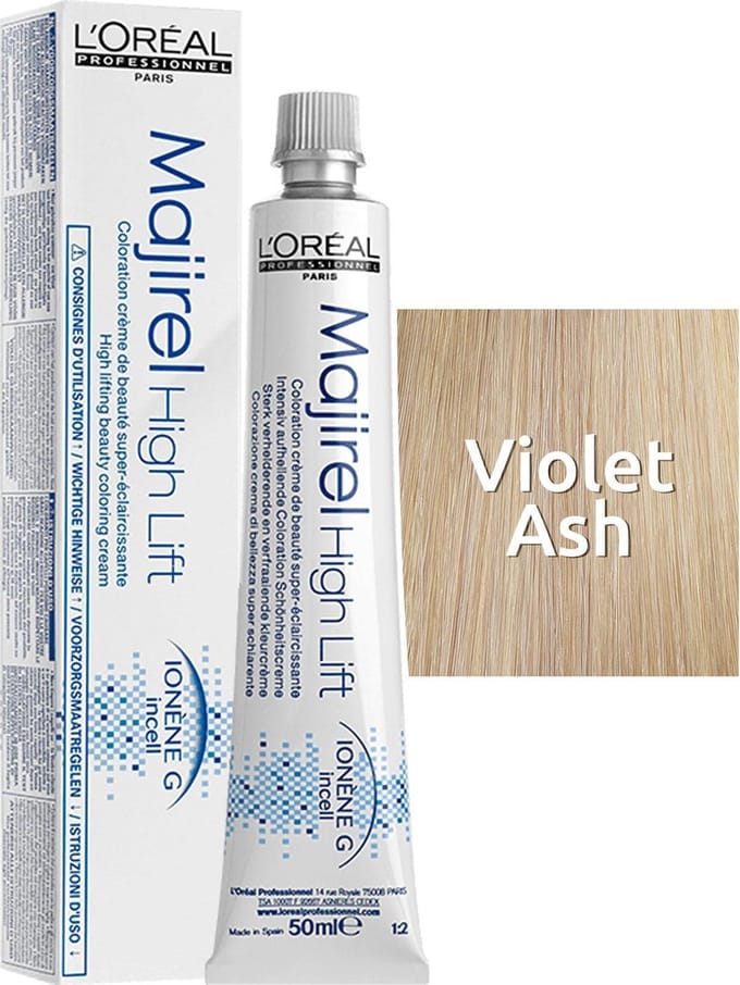 L'Oréal Professionnel - Haarverf - Majirel High Lift - 50ML - Violet Ash