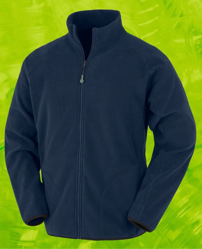 Result Recycled Microfleece Jacket RT907 - Navy - L