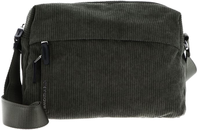 MANDARINA DUCK schoudertas Hunter Velvet Crossover Pirite donkergroen
