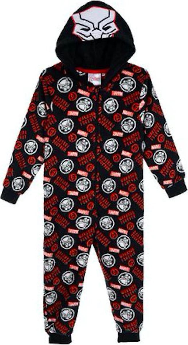 Marvel Avengers onesie - zwart - Maat 104 / 4 jaar