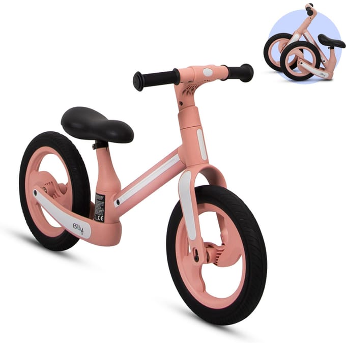 Billy Opvouwbare Loopfiets 2 - 5 Jaar Camini Roze