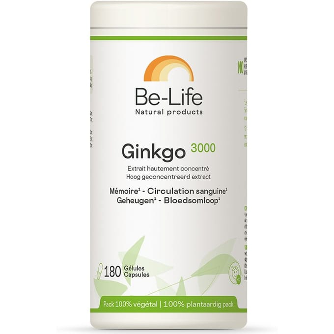 Be-Life Gink-go 3000 bio 180 Softgels