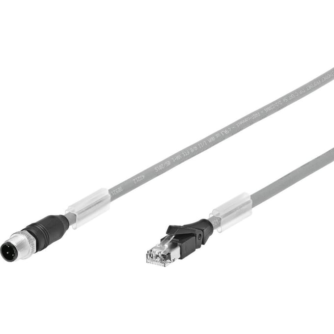 Festo Aansluitkabel Stekker M12x1 D-Gecodeerd EN 61076-2-101 3m - 8040452