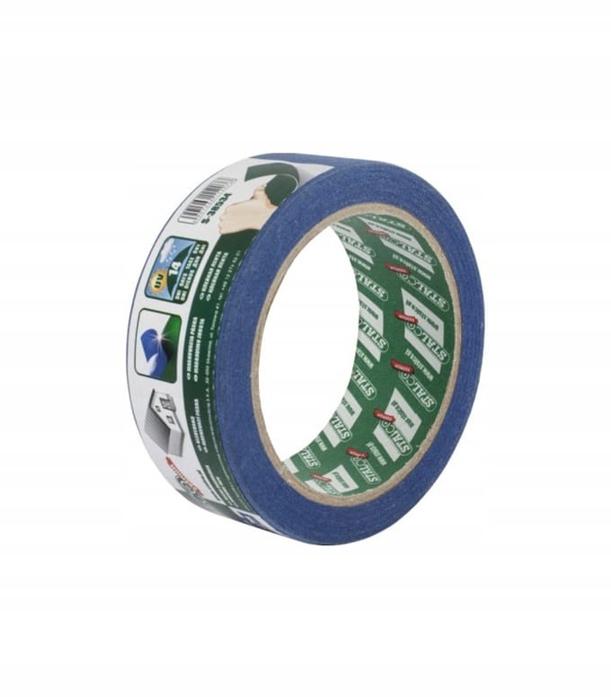 Stalco Premium S-38543 Blauwe Afplaktape | 38mm x 50m | UV-bestendig
