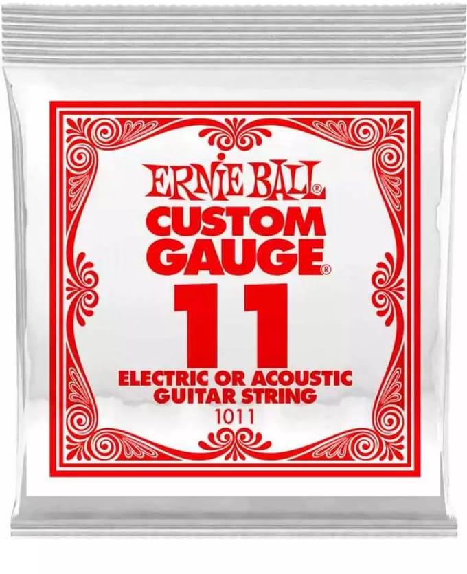 Refill per 6/ERNIE BALL/ELECTRIC STRINGS/Plain steel 011