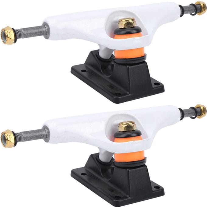 2 STUKS Set Professionele Maple Skateboard Beugel Longboard Standaard BuitensportaccessoireZwart White