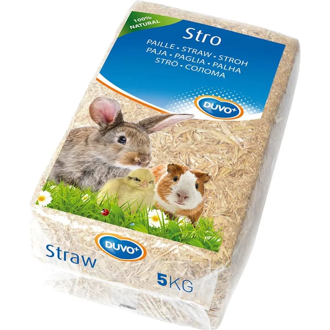 Duvoplus - Bodembedekking - Knaagdier - Stro 2,5kg - 1st