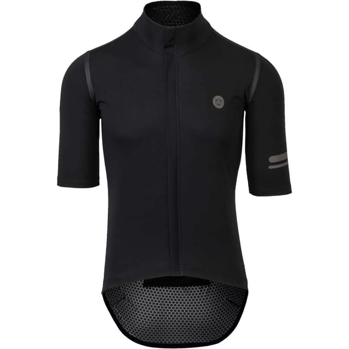 AGU Performance - Fietsshirt - Regenjas - Wielrenshirt - Waterdicht - Winddicht - Getapete naden - DWR Coating - Heren - Zwart - L