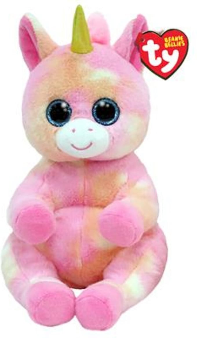 Ty Beanie Babies Bellies Skylar Unicorn Medium
