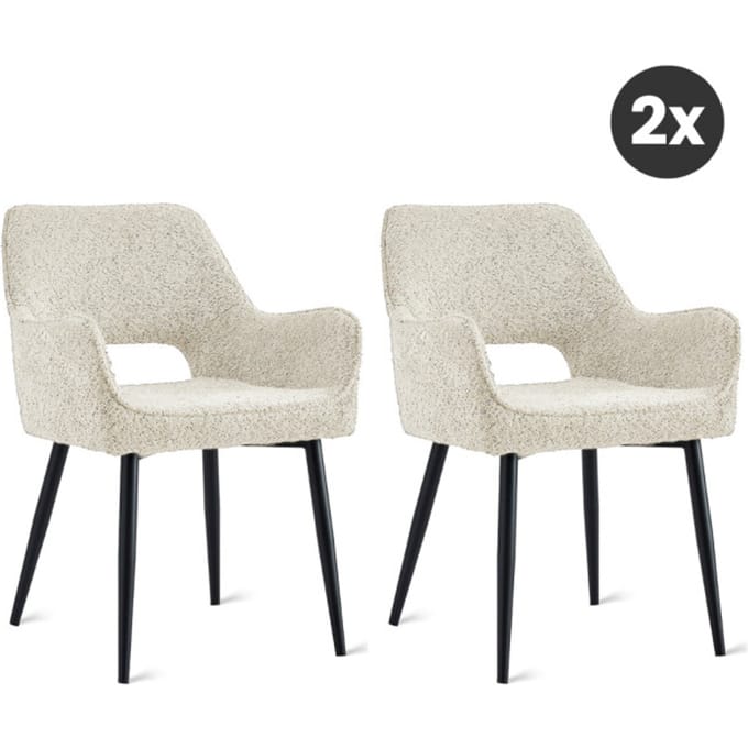 Multifurn 2x eetkamerstoel ray (set van 2)