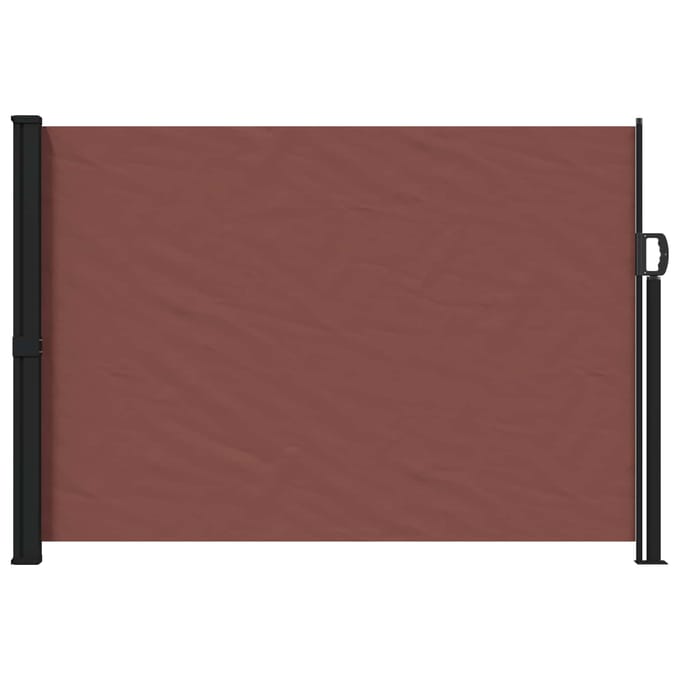 vidaXL - Uittrekbaar - Zijscherm - 300 - x - 170 - cm - Polyester - Rechthoekig - Bruin