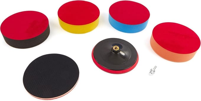 6 Delige 150 mm Polijstset met M14 Opname