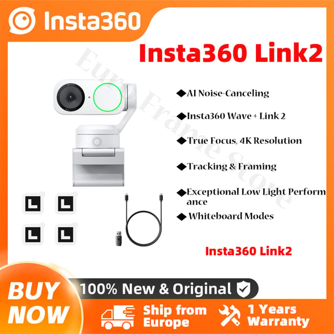 Insta 360 Link 2 - 4K webcam - AI