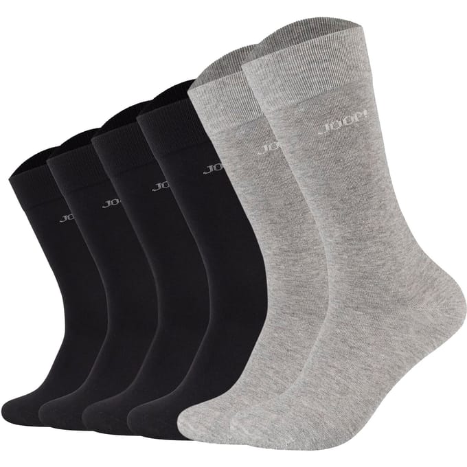 JOOP! Sokken Unisex premium essential organic cotton Socks 6p Set van 6