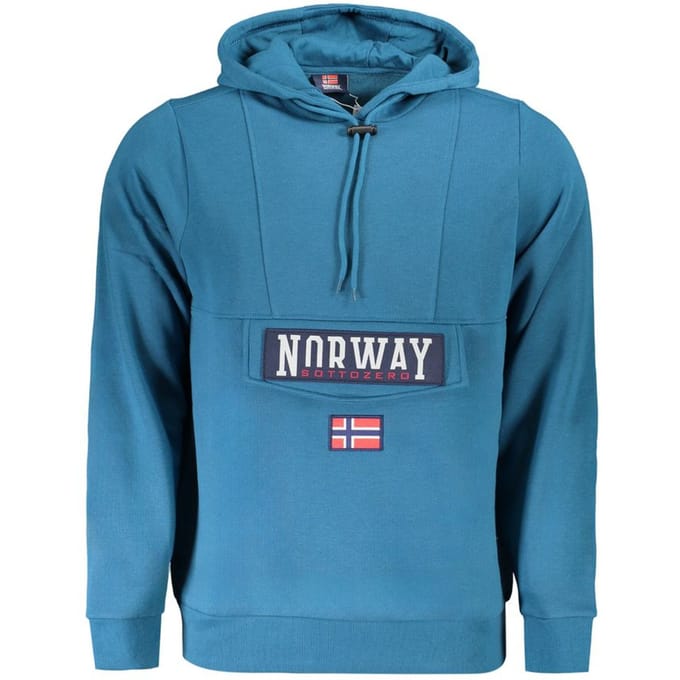 Noorwegen 1963 Blauw Katoenen Mannen Sweatshirt