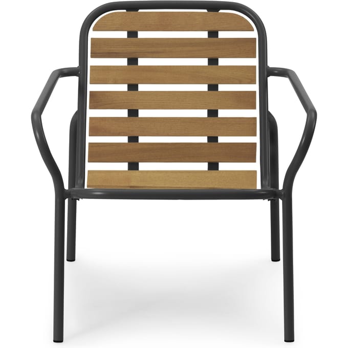 Normann Copenhagen Vig Garten Fauteuil Robinia - zwart/zwart
