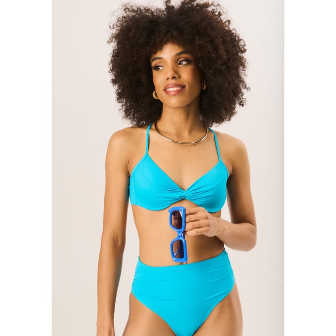 Bikinitopje met gewatteerde cups