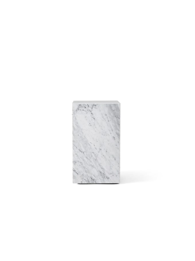Audo - Plinth Tafel - wit marmer - tall