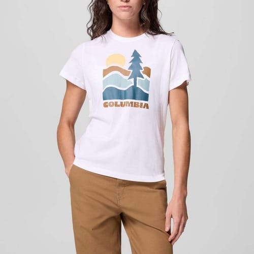 T-shirt Korte Mouw Columbia Ruby Springs Graphic Fit