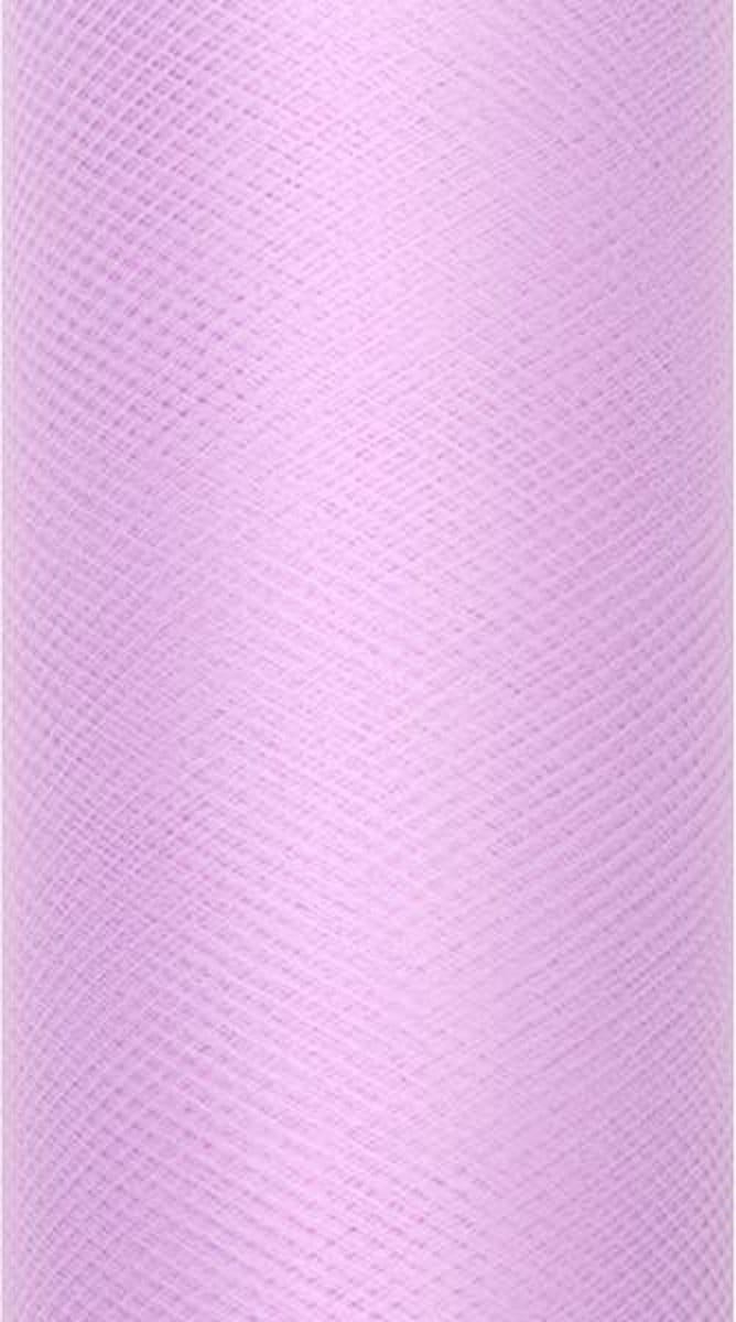 Partydeco Lavendel tule - 30 cm breed x 9 meter