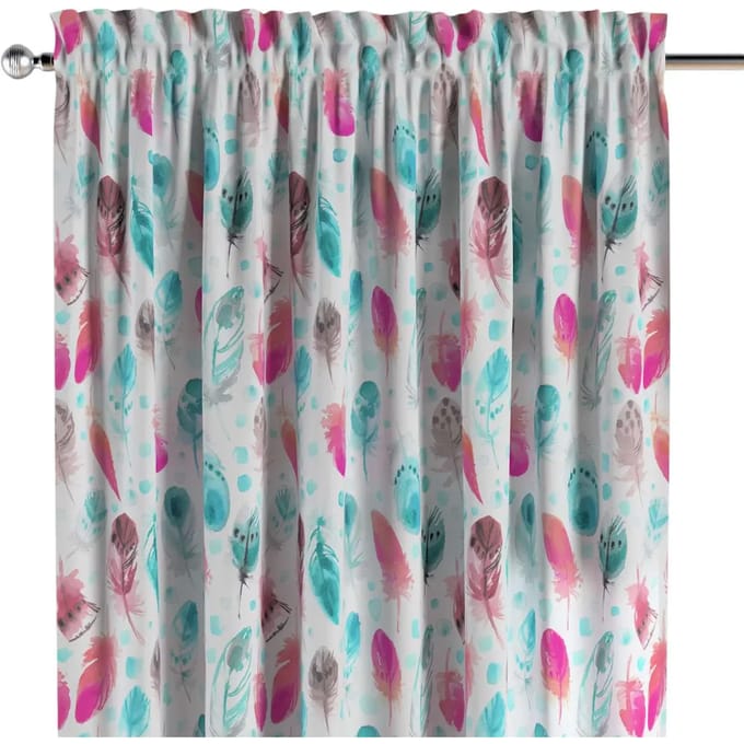 Gordijn met split en volants Yellow Tipi Magic Collection