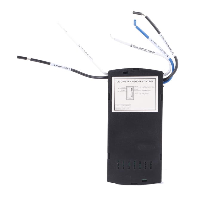 4 Timing 3 Snelheden Universele Plafond Hanglamp Ventilator Draadloze Afstandsbediening Kit wit