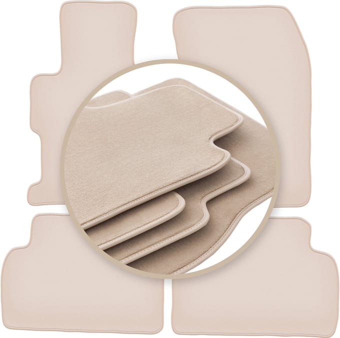 PREMIUM beige vloermatten voor: Honda Civic IX sedan 2011-2016