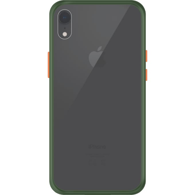 iPhone XR Back Cover - Groen/Transparant