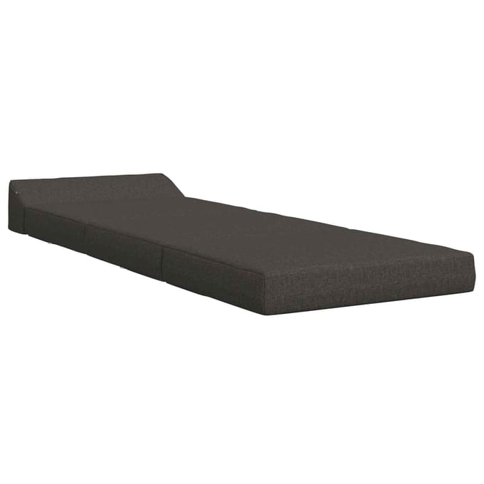 vidaXL - Vouwbare - Sofa - Bed - Donkergrijs - 70 - x - 60 - x - 49 - cm - Stof