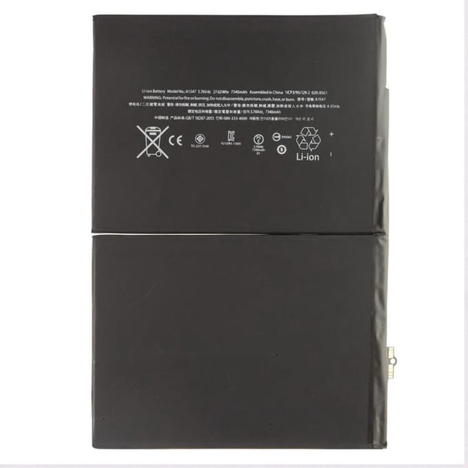 iPad Air Batterij A1484 – Premium – Zwart
