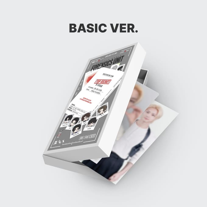 ENHYPEN - COLLECTION DE CARTES COUPON ENHYPEN WORLD FORENSICS (UNITÉ DE BASE ver.) UNIT BASIC Ver. white