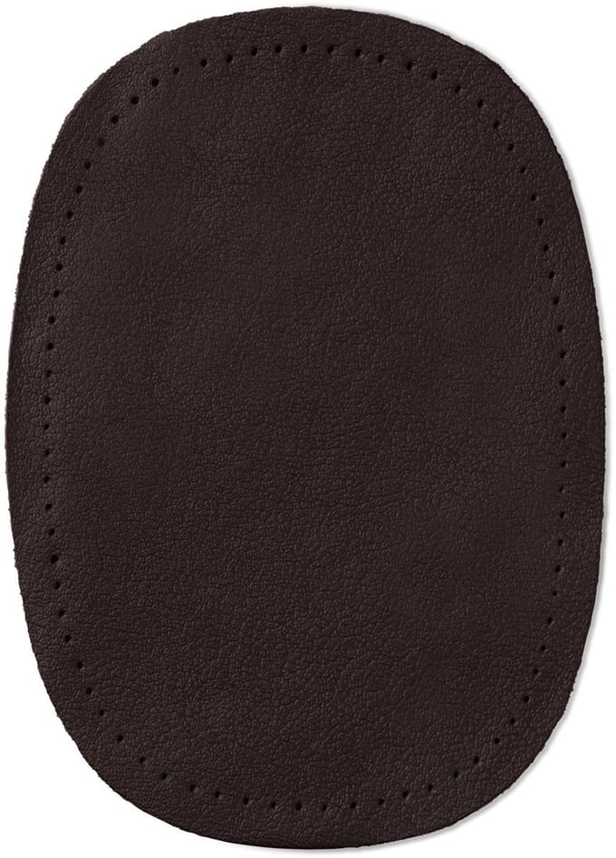 PRYM Patches.nappaleder naaien 10x14 d.bruin 929272 - Prym