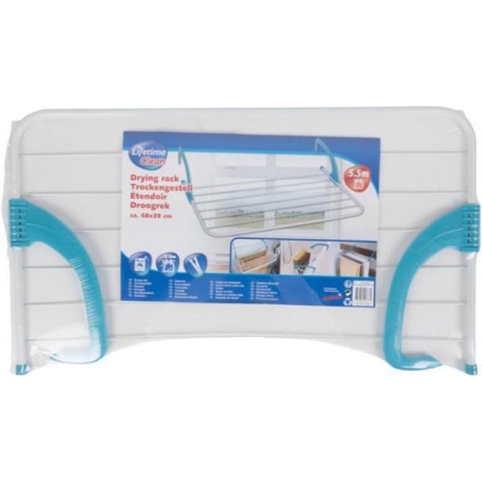 Lifetime Droogrek 68 x 39 cm | Wit / Blauw