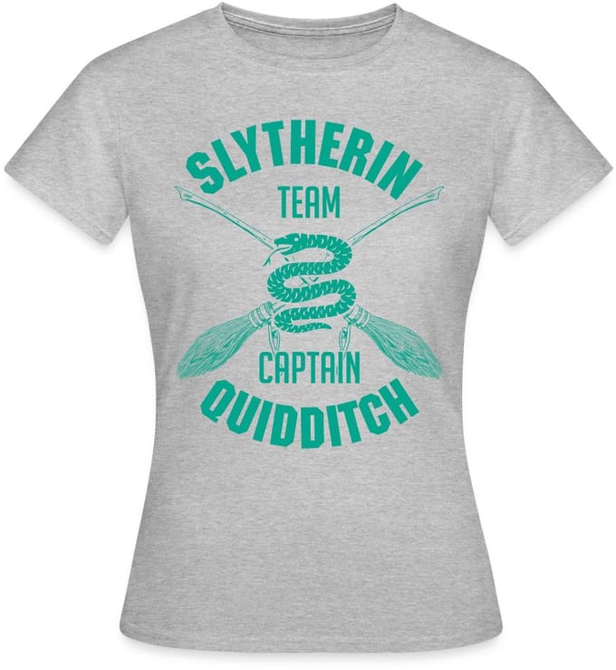 Harry Potter Slytherin Team Captain Quidditch T-Shirt Dames