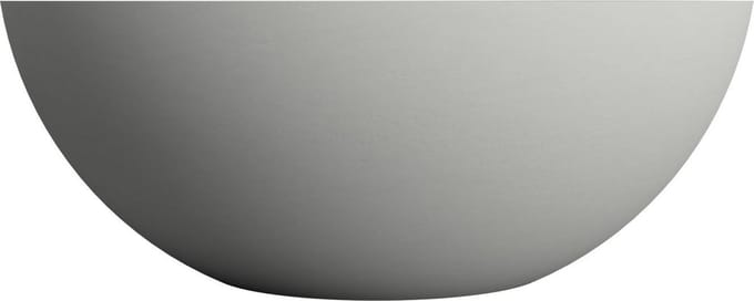 Waskom Arcqua Prince Opbouw 38x14 cm Rond Glans Wit
