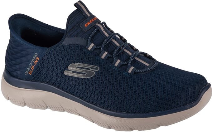 Skechers Slip-Ins Summits - High Range, Mannen, Marineblauw, Sneakers, maat: 42,5