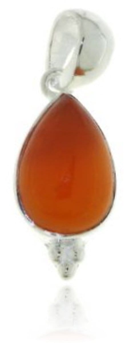 SilverGems Zilveren hanger met Carneool edelsteen