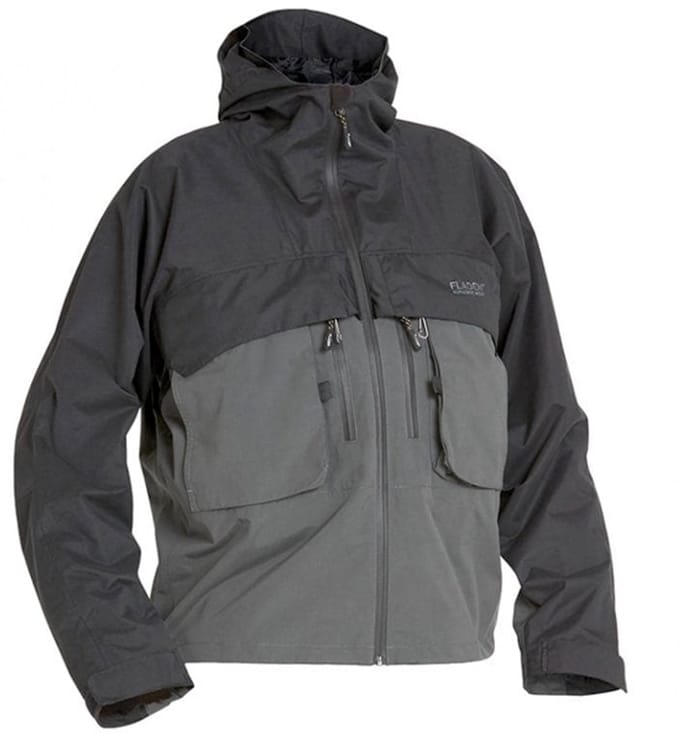 Fladen Authentic Wading jacket 2.0 grey/black L - Vis Jas