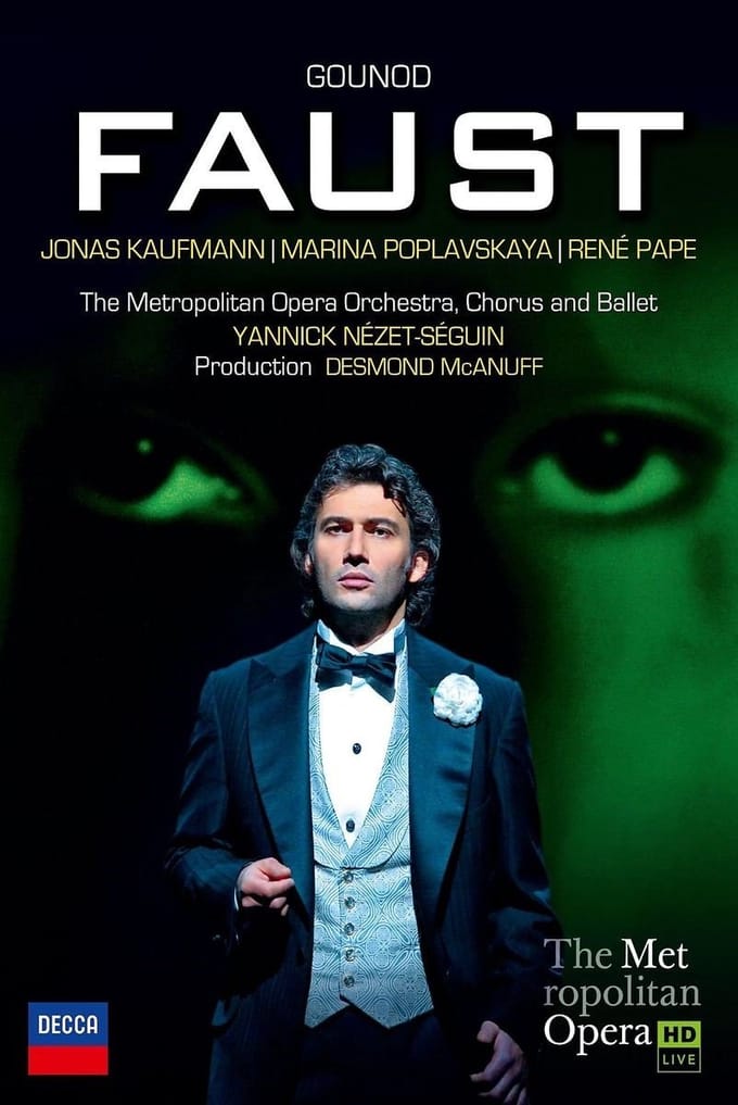 Jonas Kaufmann, Marina Poplavskaya, René Pape - Gounod: Faust (2 DVD)