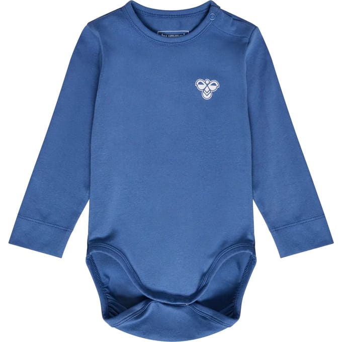 Baby romper met lange mouwen Hummel Solid Mini