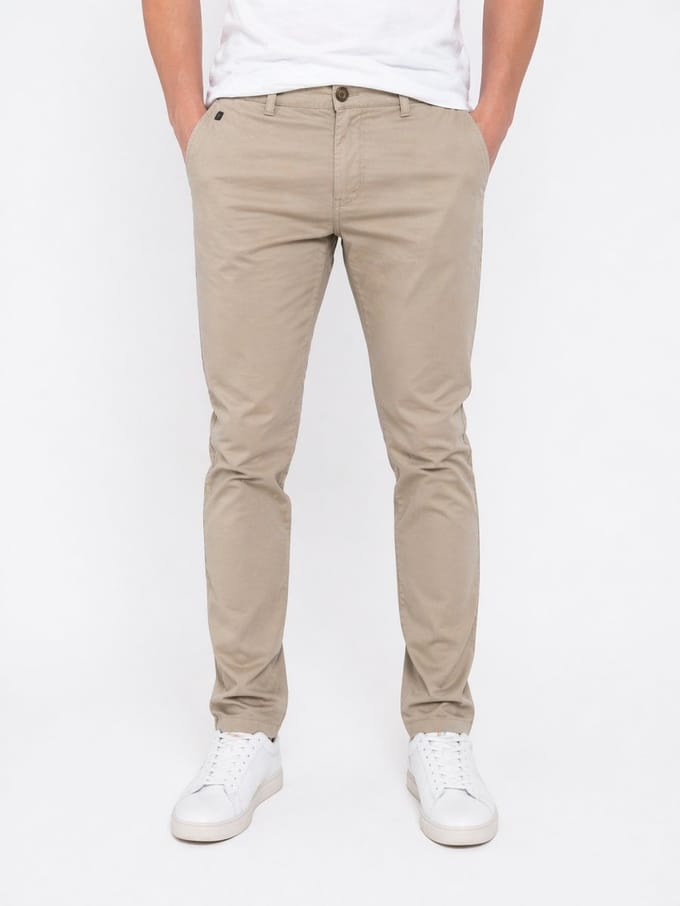 Vanguard - Chino V9 Stretch Beige- Heren - Maat W 34- L 34 - Regular