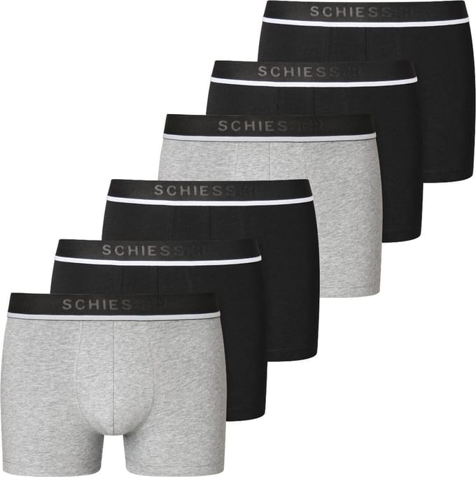 Schiesser Heren Shorts / Pants 6er Pack - 95/5 - Cotton